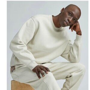 The ReTrack Crewneck Sweatshirt in Pelican